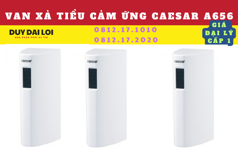 Van xả tiểu cảm ứng caesar A656 Van xả tiểu cảm ứng caesar A656