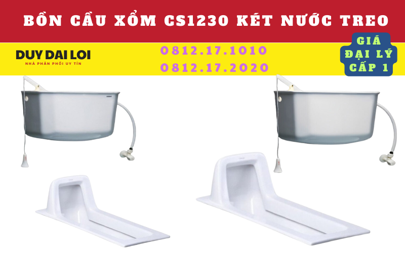 bồn cầu xổm CS1230 bồn cầu xổm CS1230
