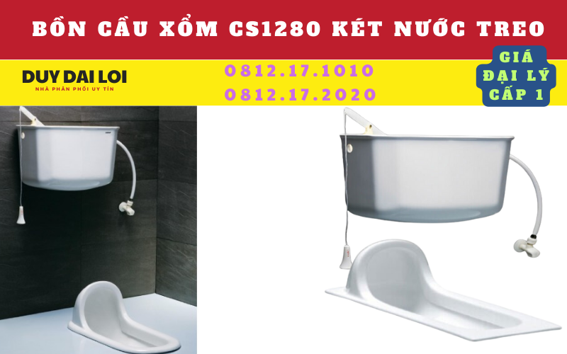 Bồn cầu xổm cs1280 caesar Bồn cầu xổm cs1280 caesar