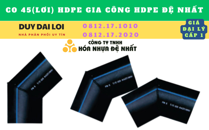 Co 45 (lơi) hdpe gia công đệ nhất hàn đối đầu Co 45 (lơi) hdpe gia công đệ nhất hàn đối đầu