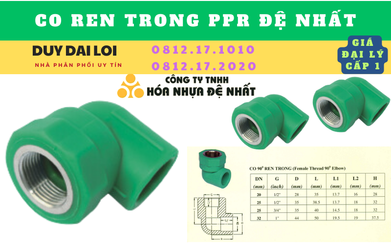 Co ren trong  ppr đệ nhất  Co ren trong  ppr đệ nhất