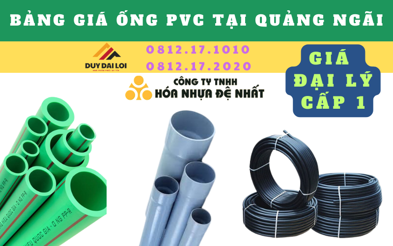 Đại lý ống nhựa đệ nhất ở Quảng Ngãi Đại lý ống nhựa đệ nhất ở Quảng Ngãi