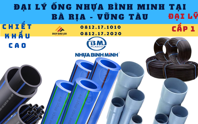 Đại lý ống nhựa Binh Minh tại Bà rịa Vũng tàu Đại lý ống nhựa Binh Minh tại Bà rịa Vũng tàu