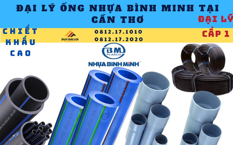 Đại lý ống nhựa Bình Minh tại cần thơ Đại lý ống nhựa Bình Minh tại cần thơ