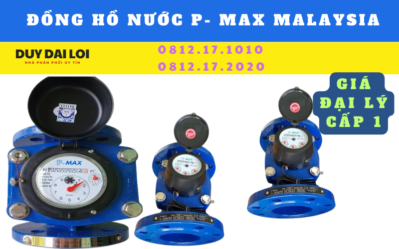 đồng hồ nước p- max đồng hồ nước p- max
