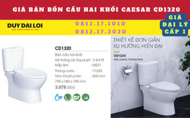 Gía bàn bồn cầu hai khối cd 1320caesar Gía bàn bồn cầu hai khối cd 1320caesar