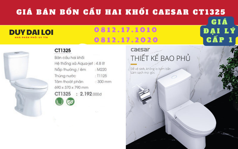 Gía bàn bồn cầu hai khối ct 1325caesar Gía bàn bồn cầu hai khối ct 1325caesar