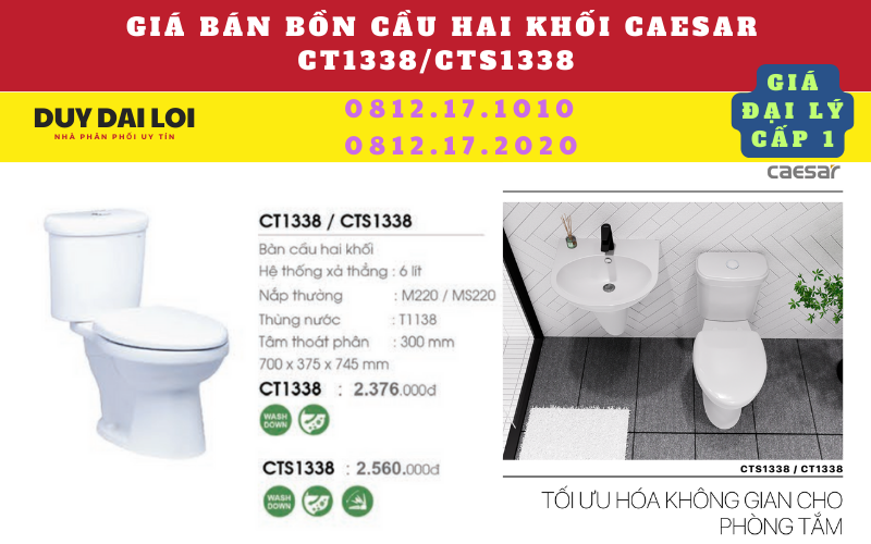 Gía bàn bồn cầu hai khối CT1338/CTS1338caesar Gía bàn bồn cầu hai khối CT1338/CTS1338caesar