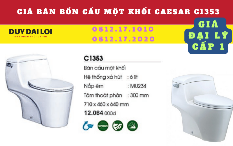 giá bàn bồn cầu khối C1353 caesar giá bàn bồn cầu khối C1353 caesar