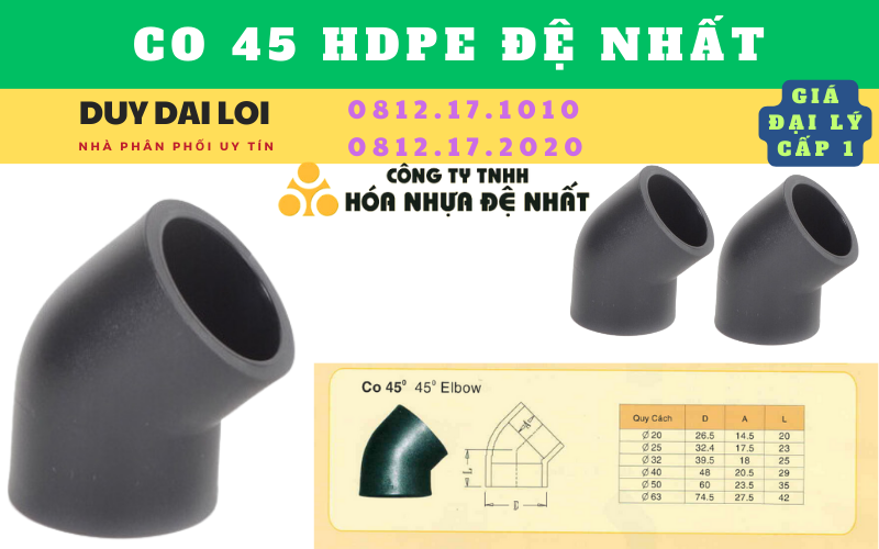 Co 45 hdpe đệ nhất âm dương Co 45 hdpe đệ nhất âm dương