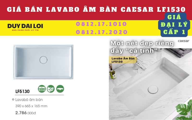 giá bán lavabo caesar LF5130 giá bán lavabo caesar LF5130