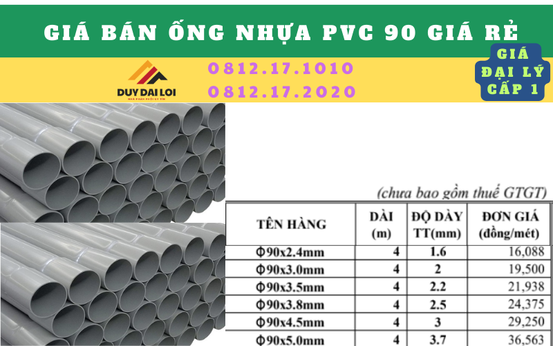 Gía bán ống pvc 90 giá rẻ Gía bán ống pvc 90 giá rẻ