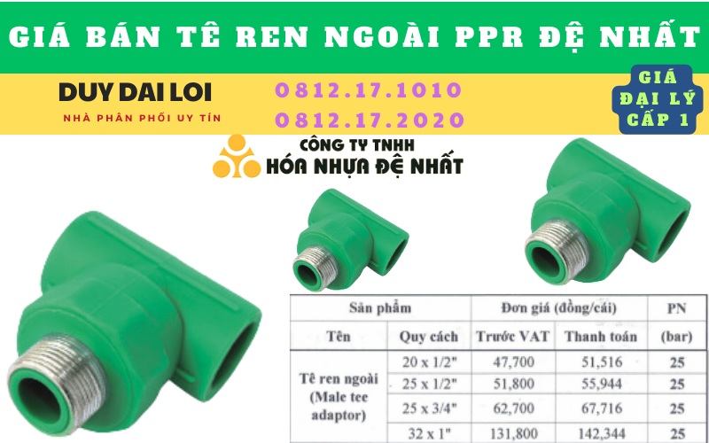 Giá bán Tê ren ngoài ppr đệ nhất Giá bán Tê ren ngoài ppr đệ nhất