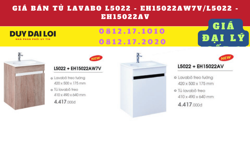 Gía bán tủ lavabo L5022 + EH15022AW7V Caesar/ L5022 + EH15022AW7V Caesar Gía bán tủ lavabo L5022 + EH15022AW7V Caesar/ L5022 + EH15022AW7V Caesar