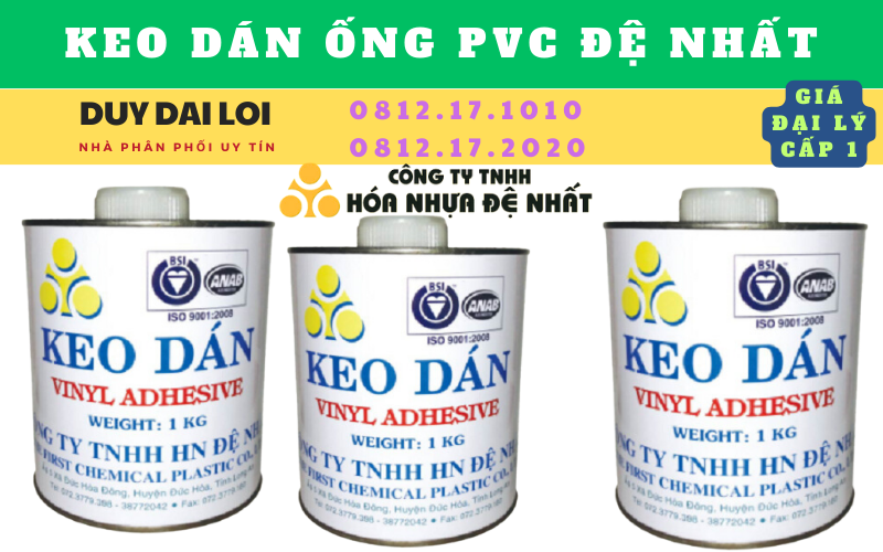Keo dán ống pvc đệ nhất Keo dán ống pvc đệ nhất