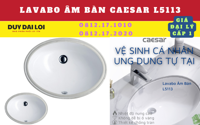 lavabo âm bàn caesar L5113 lavabo âm bàn caesar L5113