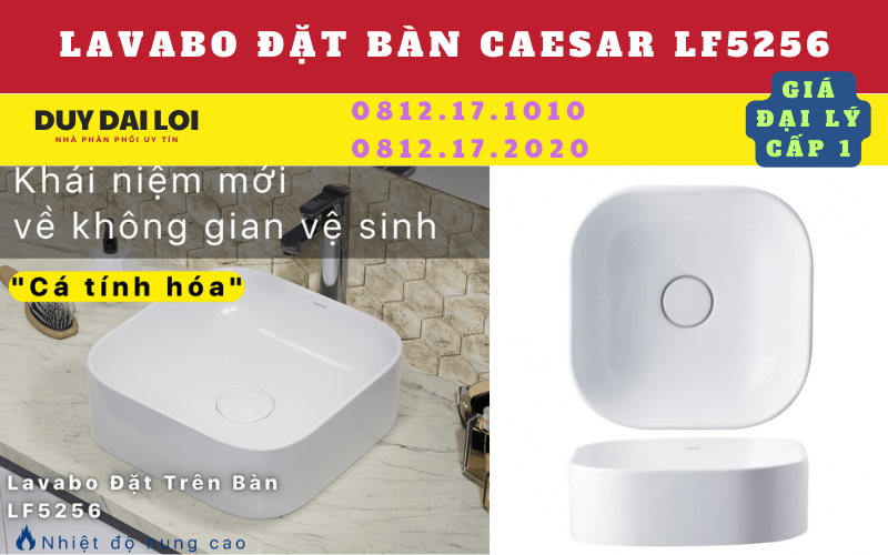 lavabo đặt bàn caesar LF5256 lavabo đặt bàn caesar LF5256