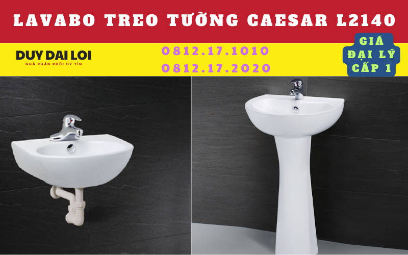 lavabo treo tường caesar L2140 lavabo treo tường caesar L2140