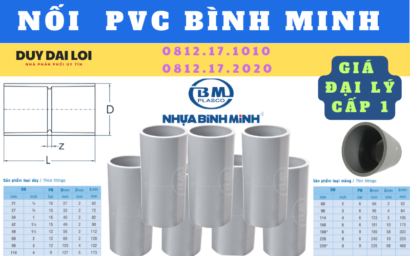 nối pvc bình minh nối pvc bình minh