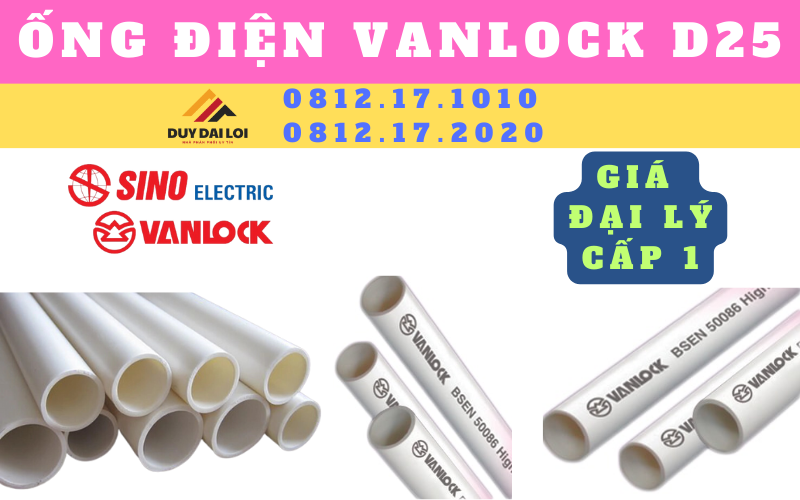 Ống điện Vanlock D25 Ống điện Vanlock D25