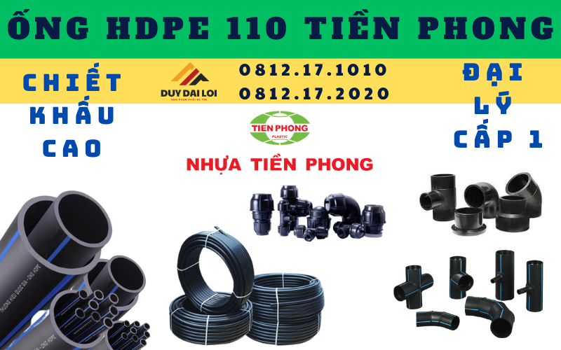 Ống HDPE 110 Tiền Phong Ống HDPE 110 Tiền Phong