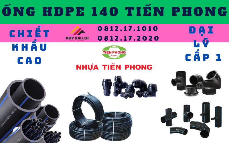 Ống HDPE 140 Tiền Phong Ống HDPE 140 Tiền Phong