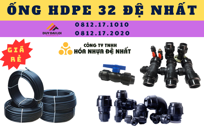 Ống hdpe 32 Đệ Nhất Ống hdpe 32 Đệ Nhất