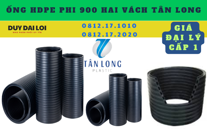 ống hdpe 900 hai vách tân long ống hdpe 900 hai vách tân long
