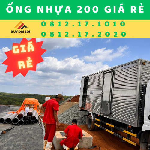 ống nhựa phi 200 giá rẻ ống nhựa phi 200 giá rẻ