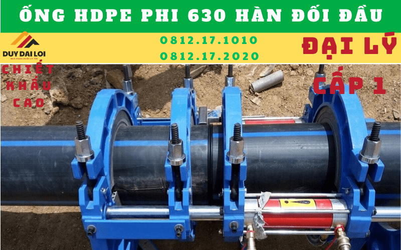 Ống hdpe 630  Đệ Nhất Hàn Đối Đầu Ống hdpe 630  Đệ Nhất Hàn Đối Đầu