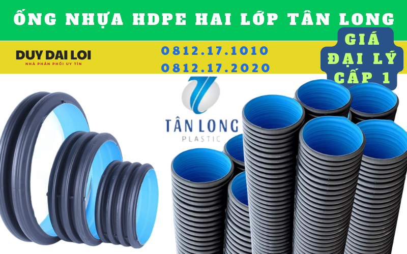 ống nhựa hdpe 2 lớp tân long ống nhựa hdpe 2 lớp tân long