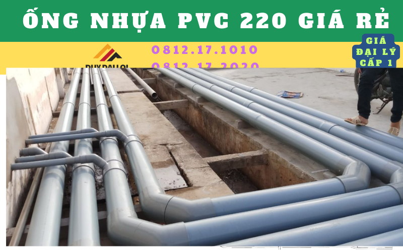 Ống nhựa pvc 220 giá rẻ Ống nhựa pvc 220 giá rẻ