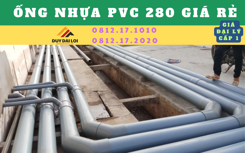 Ống nhựa pvc 280 giá rẻ Ống nhựa pvc 280 giá rẻ