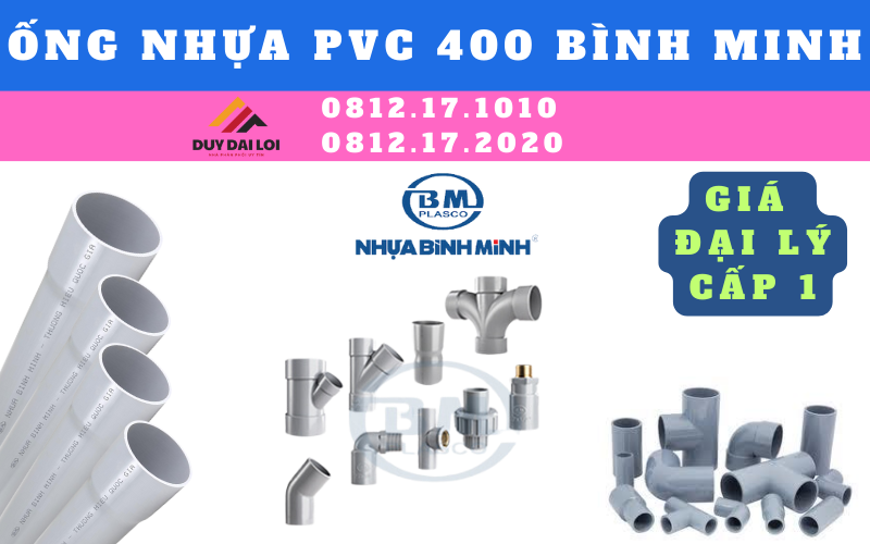 Ống nhựa PVC 400 Bình Minh Ống nhựa PVC 400 Bình Minh