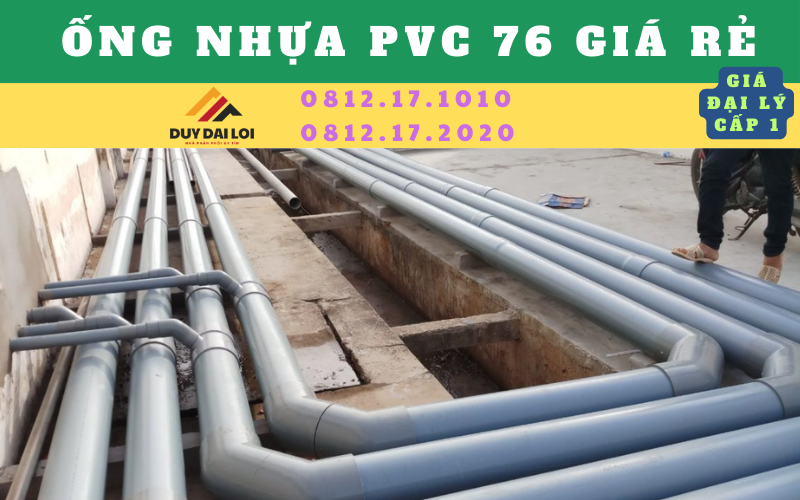Ống nhựa pvc 76 giá rẻ Ống nhựa pvc 76 giá rẻ