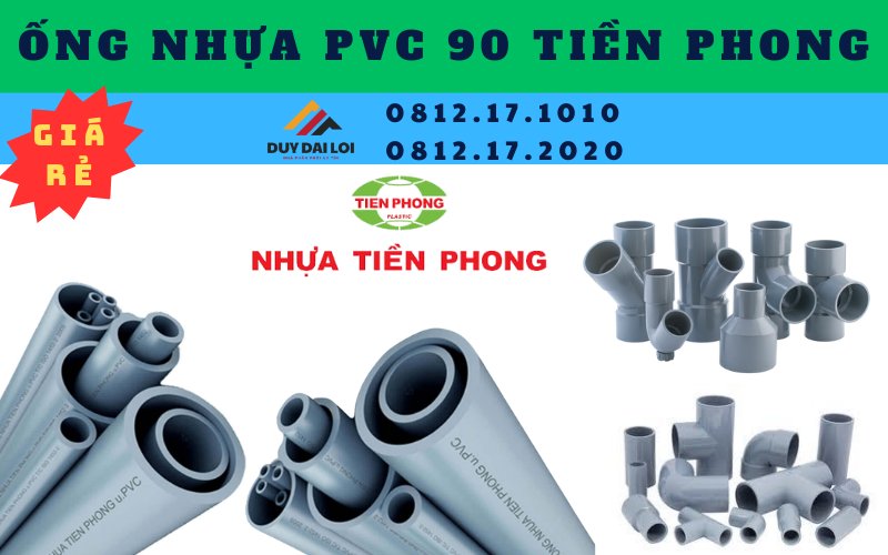 Ống nhựa PVC 90 Tiền Phong Ống nhựa PVC 90 Tiền Phong