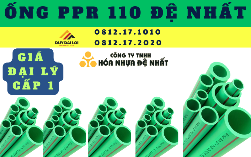 Ống PPR 110 Đệ Nhất Ống PPR 110 Đệ Nhất