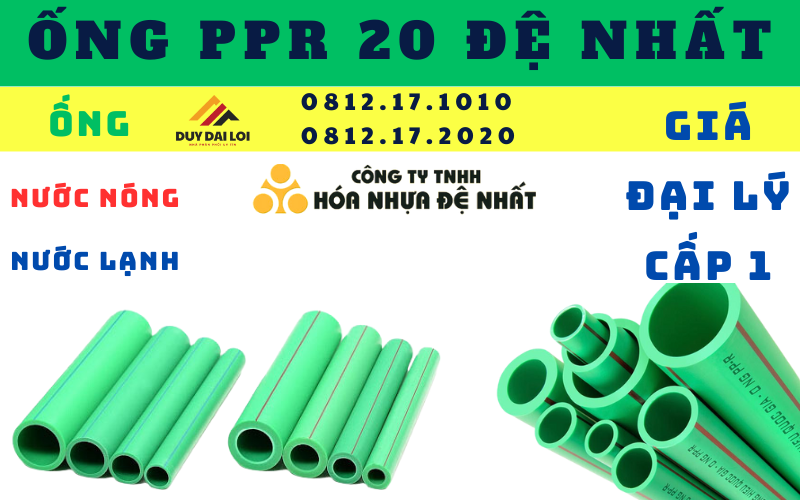Ống PPR 20 Đệ Nhất Ống PPR 20 Đệ Nhất