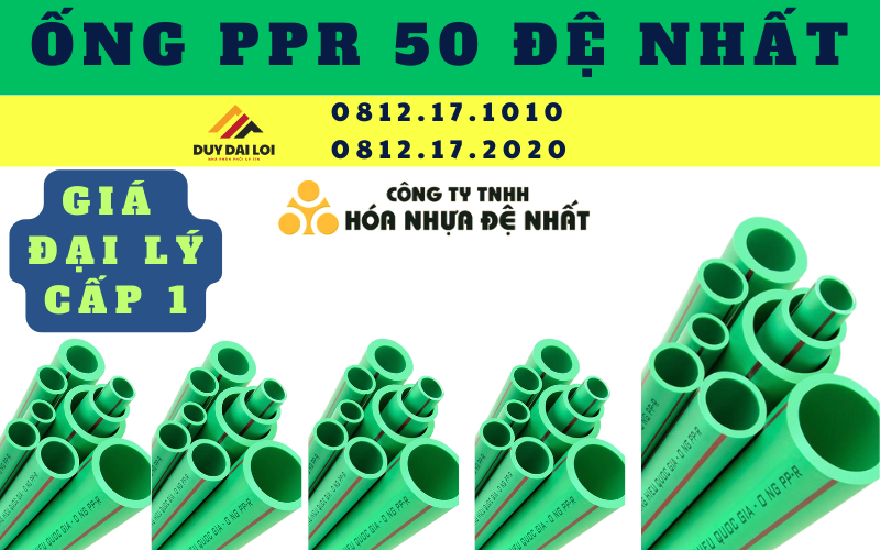 Ống PPR 50 Đệ Nhất Ống PPR 50 Đệ Nhất