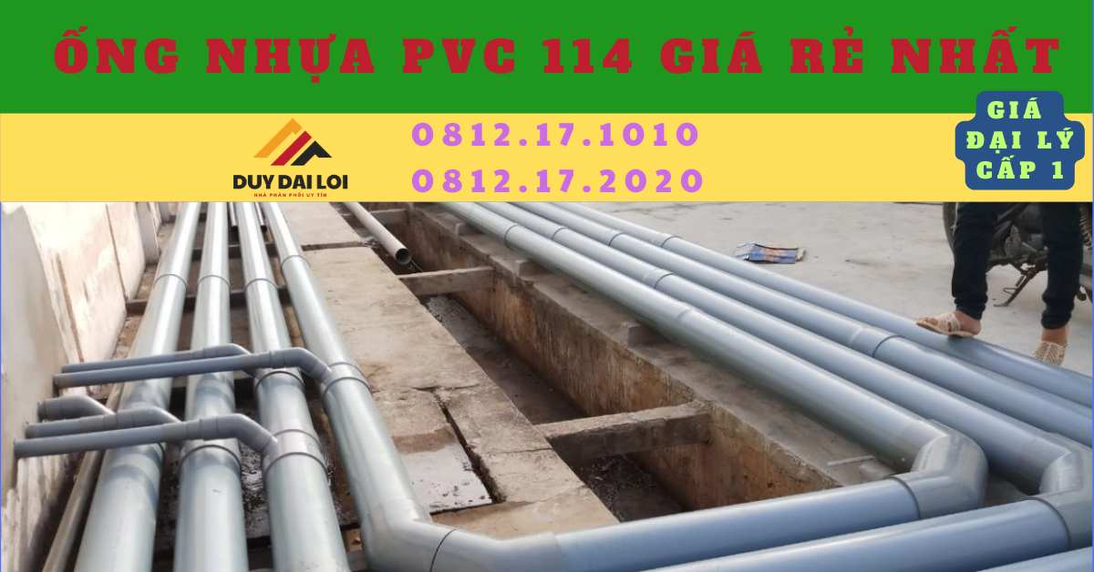 Ống pvc 114 giá rẻ Ống pvc 114 giá rẻ