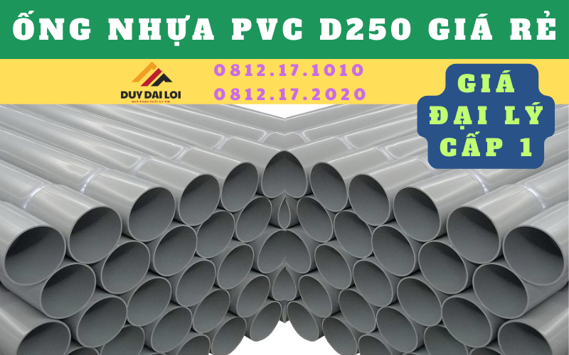Ống nhựa pvc 250 giá rẻ Ống nhựa pvc 250 giá rẻ