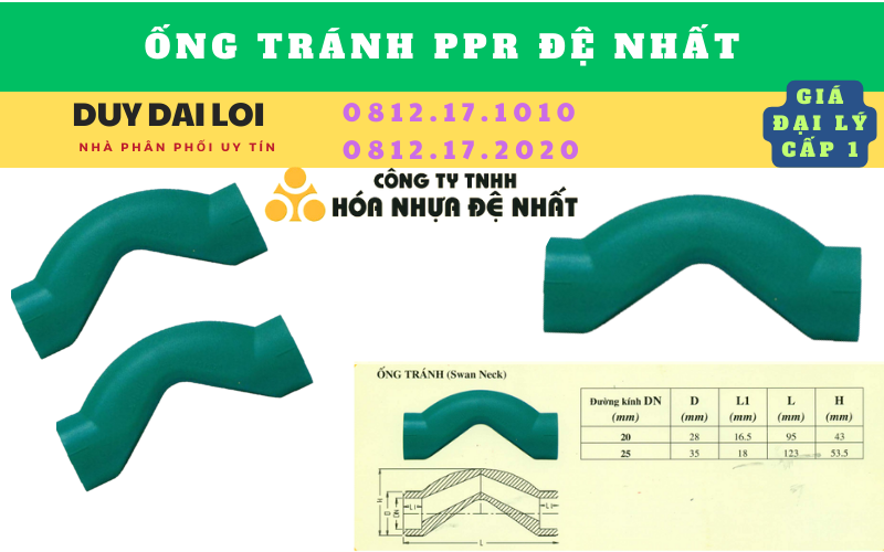Ống tránh ppr đệ nhất  Ống tránh ppr đệ nhất