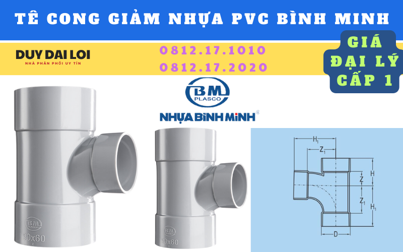 tê công giảm pvc bình minh tê công giảm pvc bình minh