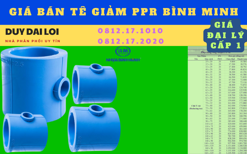 Gía bán tê giảm ppr bình minh Gía bán tê giảm ppr bình minh