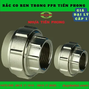 RẮC CO REN TRONG PPR TIỀN PHONG