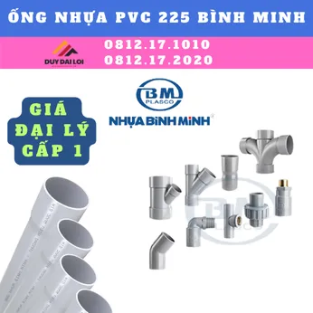 Ống nhựa PVC 225 Bình Minh