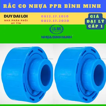 RẮC CO NHỰA PPR BÌNH MINH
