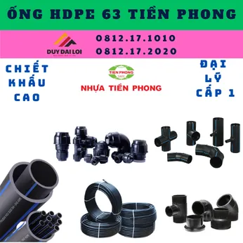 Ống HDPE 63 Tiền Phong