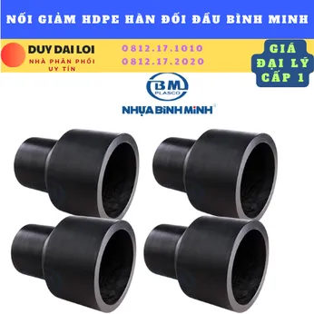 NỐI GIẢM HDPE HÀN ĐỐI ĐẦU BÌNH MINH