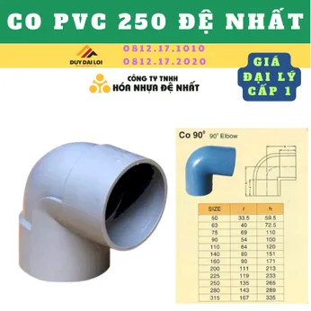 CO PVC 250 ĐỆ NHẤT
